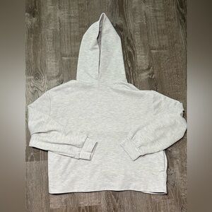 Zara grey cropped hoodie size small rn 77302